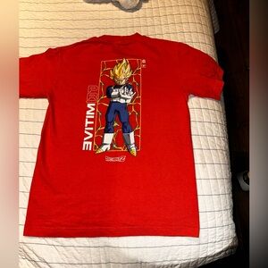 Primitive Dragon Ball Z‎ Shirt Vegeta Super Saiyan Tee Vintage Salmon